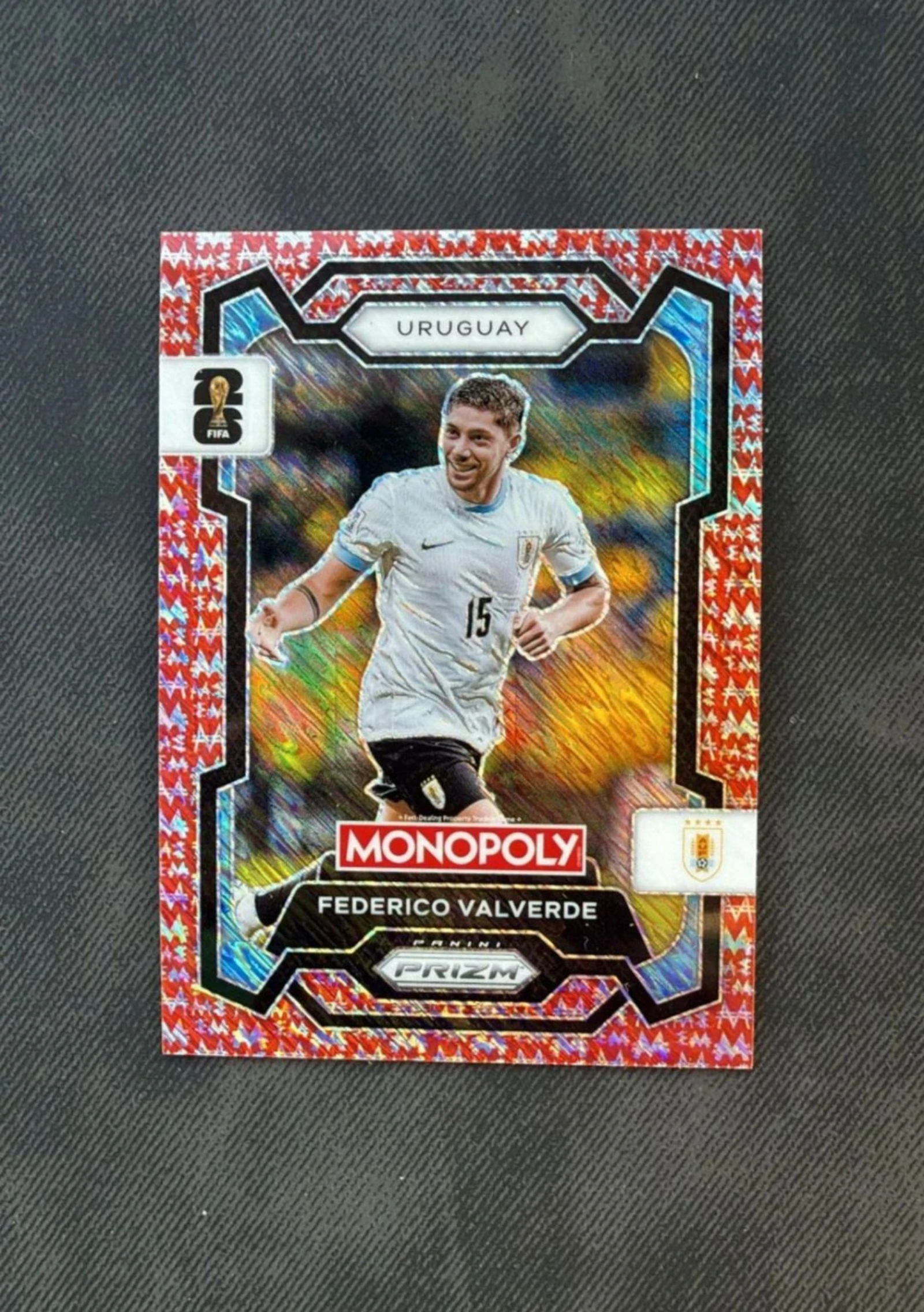 Fede Valverde 094/100 Panini prizm Monopoly